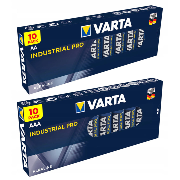 Set de baterii alcaline Varta Industrial AA AAA 20 buc.