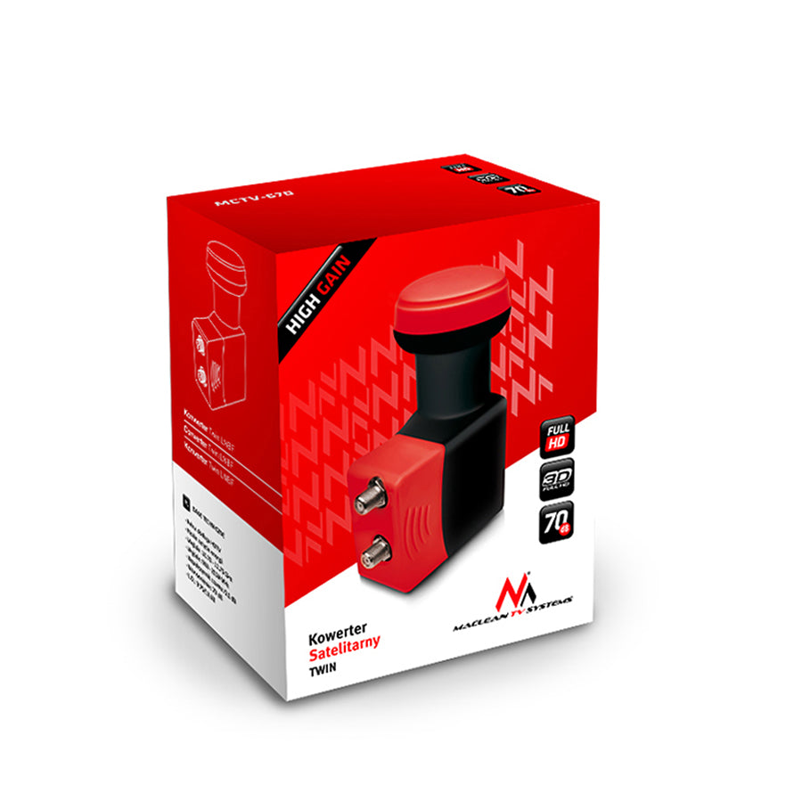 Maclean MCTV-670 convertor twin (dublu) + prize F