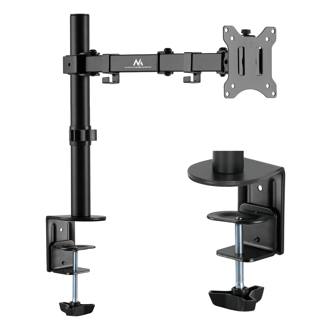 Maclean MC-883 negru pivotant negru suport pentru laptop de birou