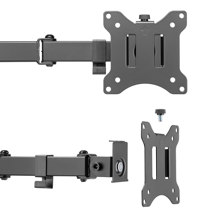 Maclean MC-883 negru pivotant negru suport pentru laptop de birou