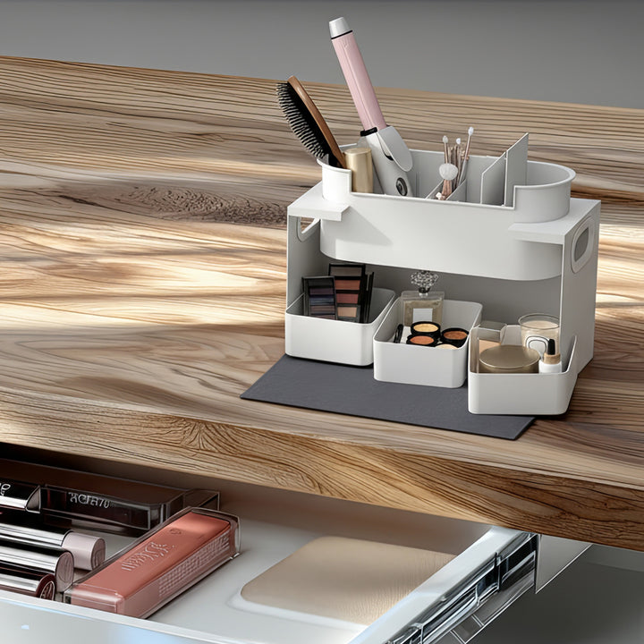 Organizator pentru cosmetice Maclean MC-479, 36.7 x 15 x 22 cm, alb