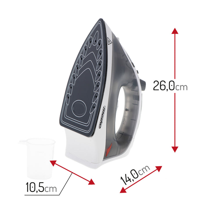 Fier de călcat cu abur Mesko, putere 2800 W, talpă ceramică, MS 5037