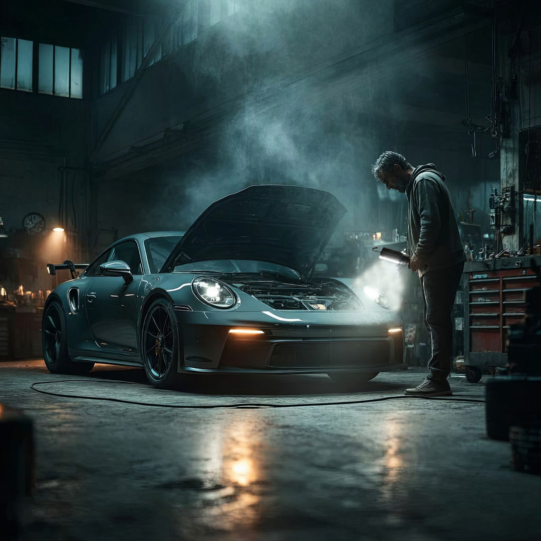 Lampa pentru atelier magnetica Maclean MCE307, COB, 2x1200mAh, rosu