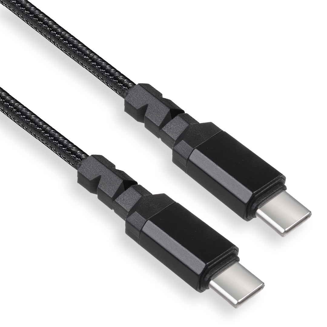 Cablu 2 x USB-C 100W Maclean, suport PD, transfer de date până la 10Gbps, 5A, , negru, lungime 2m, MCE492