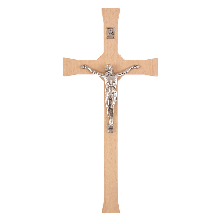 Agățat cruce clasică cu o cruce naturală cu o cruce cu dungi 42x18x1.8cm