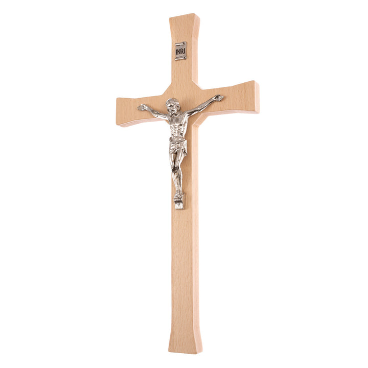 Agățat cruce clasică cu o cruce naturală cu o cruce cu dungi 42x18x1.8cm