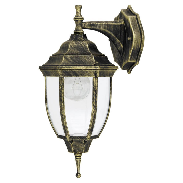 Rabalux Nizza 8451 aur antic E27 60W IP43, aur antic, lampa de perete. Perfectă pentru grădină, terasă și nu numai.
