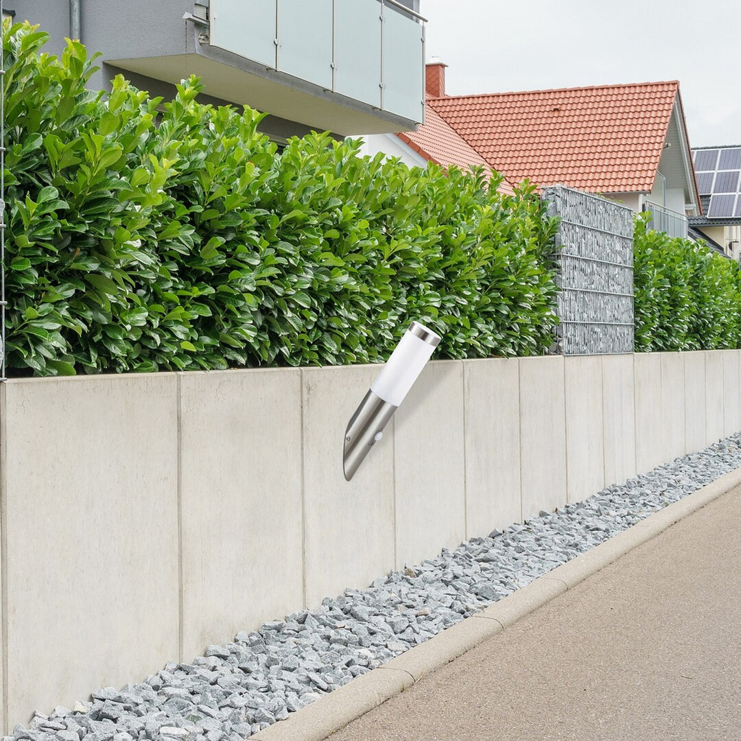 LAMPĂ DE PERETE PENTRU EXTERIOR CU DETECTOR DE MIȘCARE RABALUX INOX TORCH 8266
