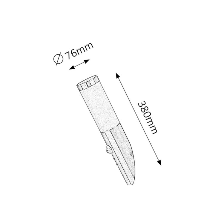LAMPĂ DE PERETE PENTRU EXTERIOR CU DETECTOR DE MIȘCARE RABALUX INOX TORCH 8266