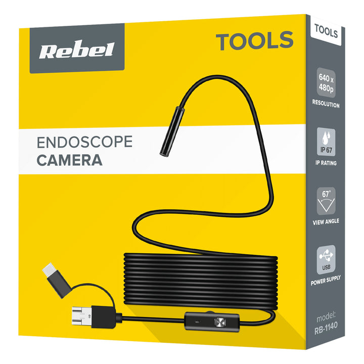 Cameră de inspecție Rebel, 640 x 480p, IP67, 2m, RB-1140