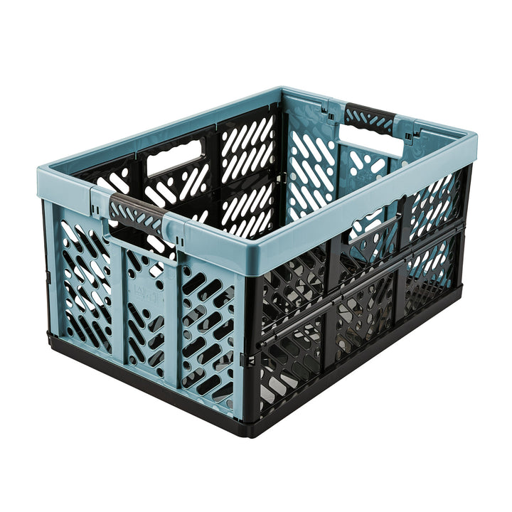 Coș de plastic pliabil pentru cumpărături albastru Keeeper
