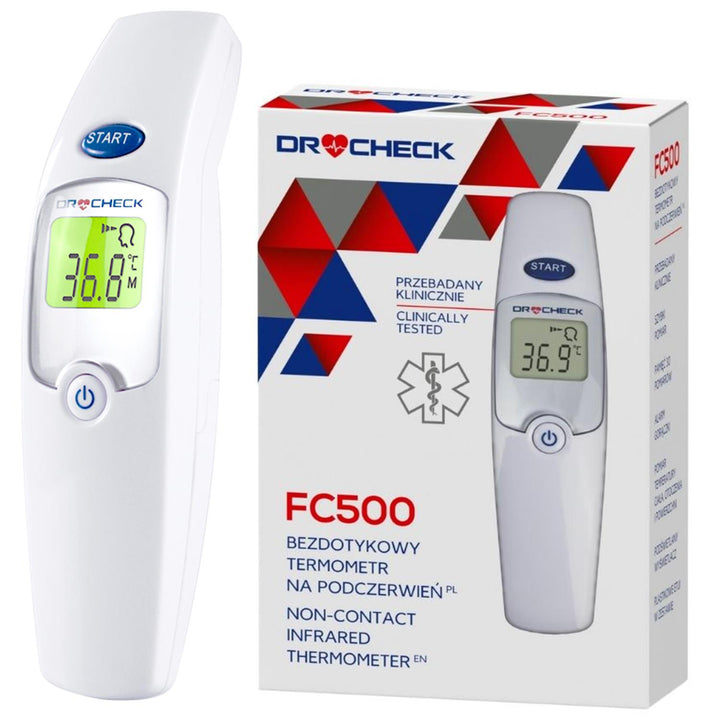 Termometru cu infraroșu fără contact DrCHECK FC500, memorie pentru 30 de măsurători