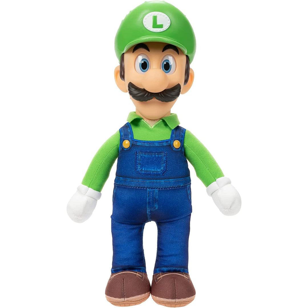 SUPER MARIO Movie Luigi, pluș, mascotă din desene animate, 30 cm