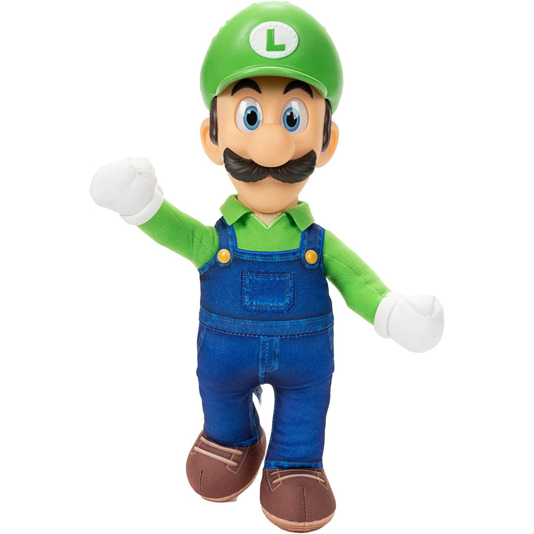 SUPER MARIO Movie Luigi, pluș, mascotă din desene animate, 30 cm