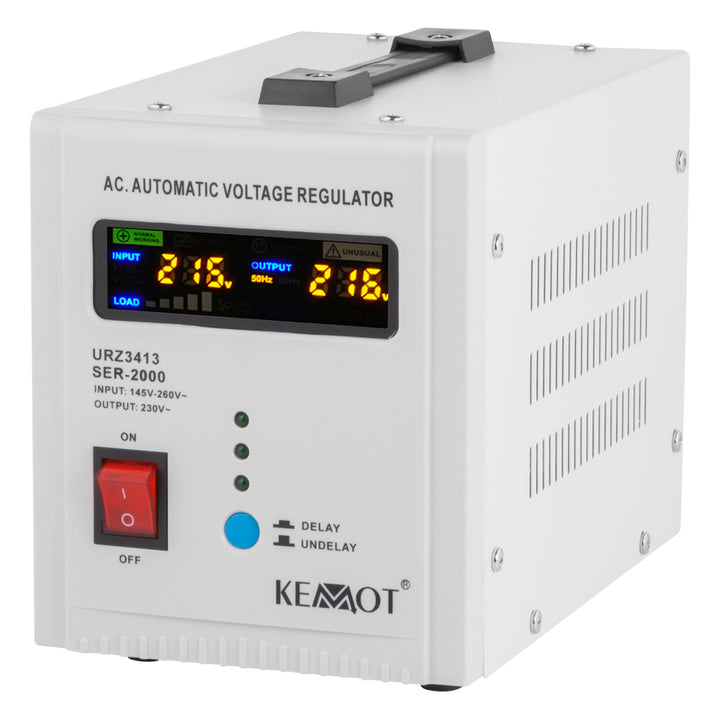 Stabilizator automat de tensiune 230 V KEMOT SER-2000