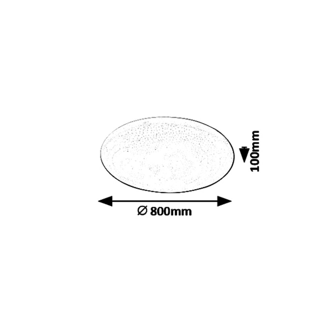 Rabalux Danny plafonieră 5447 alb 80W diametru 800mm