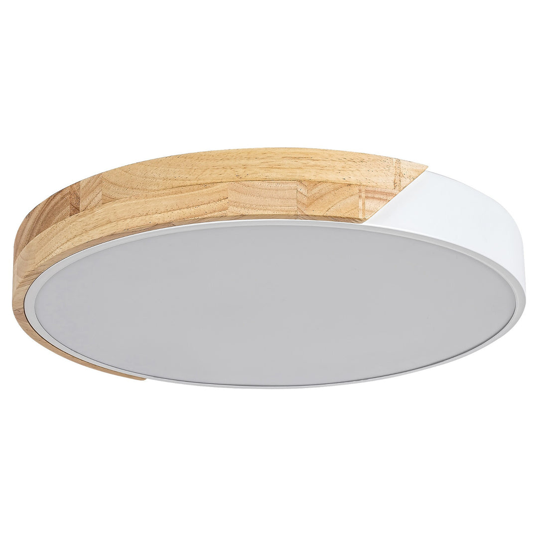 Rabalux Maple 3527 plafonieră alb mat 24W metal și lemn