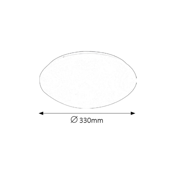 Rabalux Lucas plafonieră 3435 alb 18W rotund