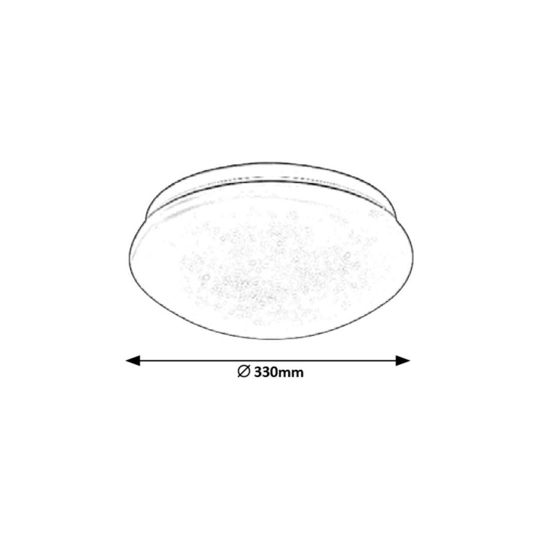 Rabalux Lucas plafonieră rotundă Lucas 3937 alb 18W