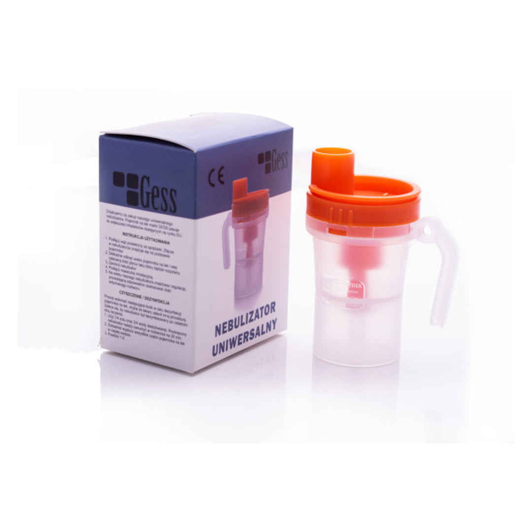 Nebulizatorul de înaltă calitate al mărcii GESS este dedicat inhalatoarelor cu piston de diferite mărci.