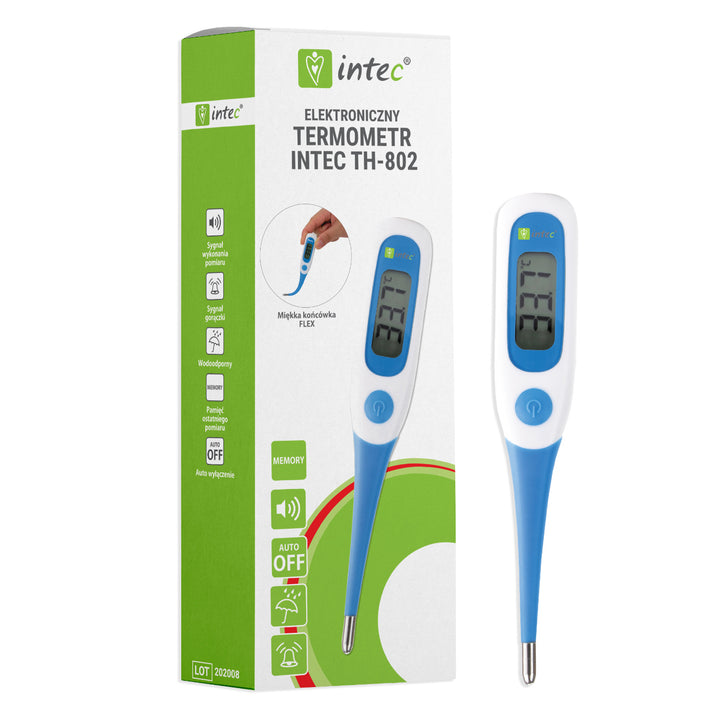 Termometru electronic Intec TH-802 cu vârf flexibil