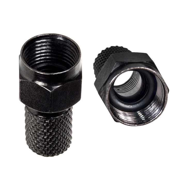 10x Maclean satelit F-plug, sistem TV, RG5.9, RG6, 6.8mm, nichel cu sigiliu, profesional, negru, MCTV-903