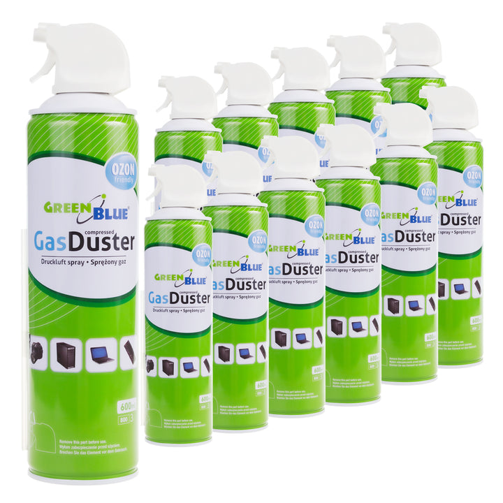 12x aer comprimat GreenBlue GB600 600ml pulverizator pistol