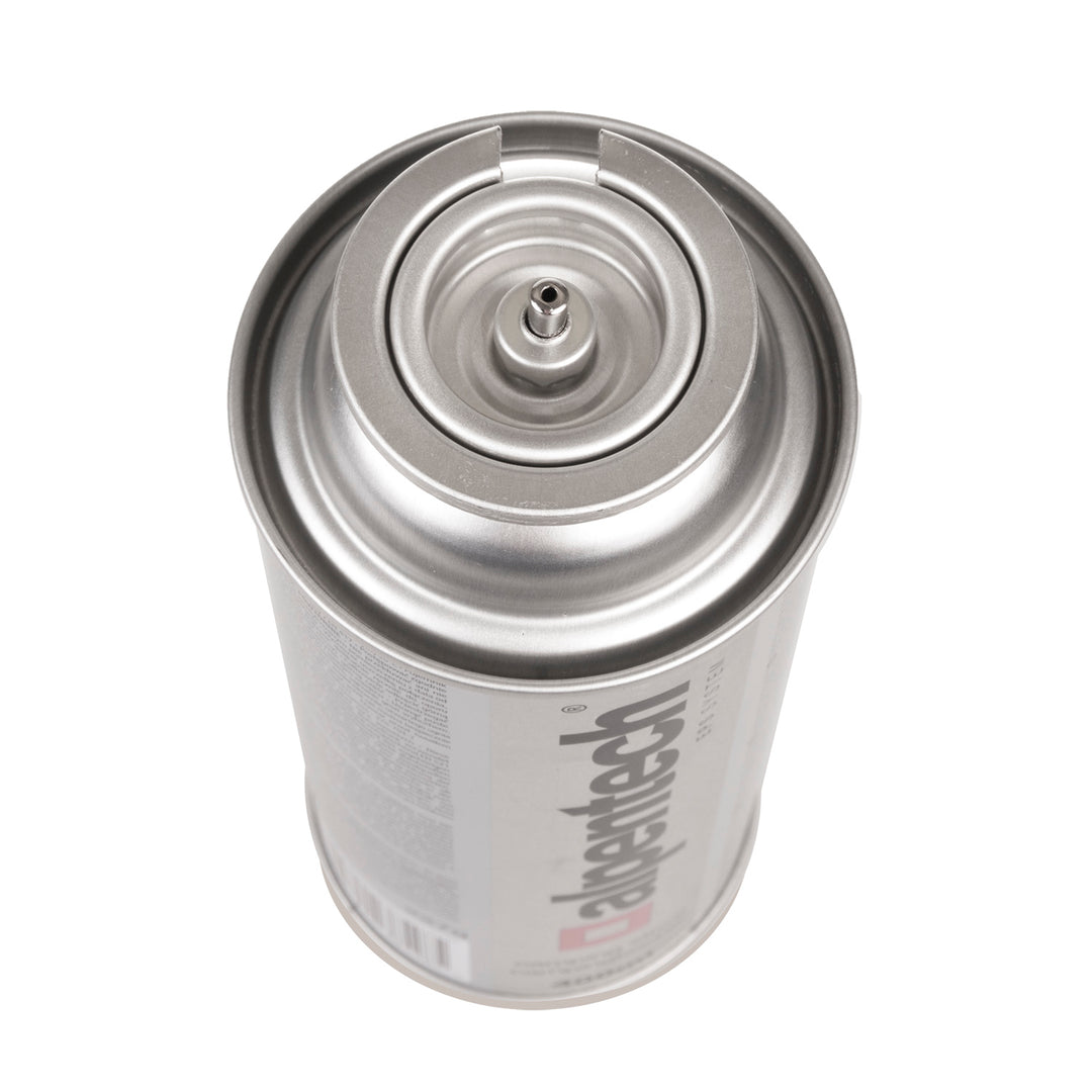 14x 380ml cartuș de gaz Alpentech, certificare: Pi 0875, conform cu EN521, butan, interval de funcționare -10°C până la +40°C, IK300