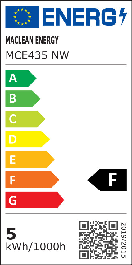 6x Maclean LED Bulb, GU10, 5W, 220-240V~, 50/60Hz, alb neutru, 4000K, 400 lumeni, MCE435 NW