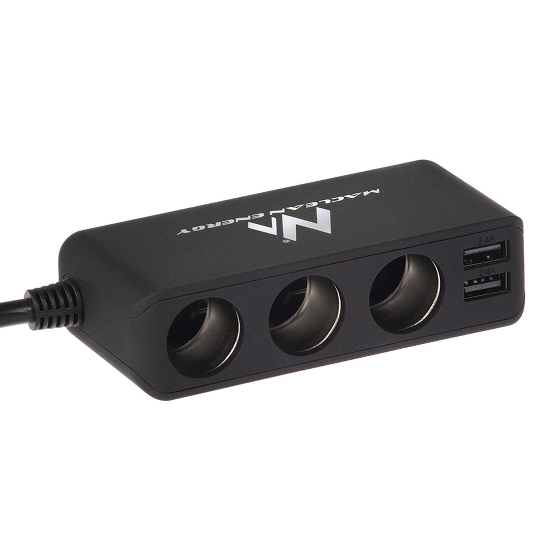 Maclean distribuitor priză brichetă auto Maclean, voltmetru, 120W