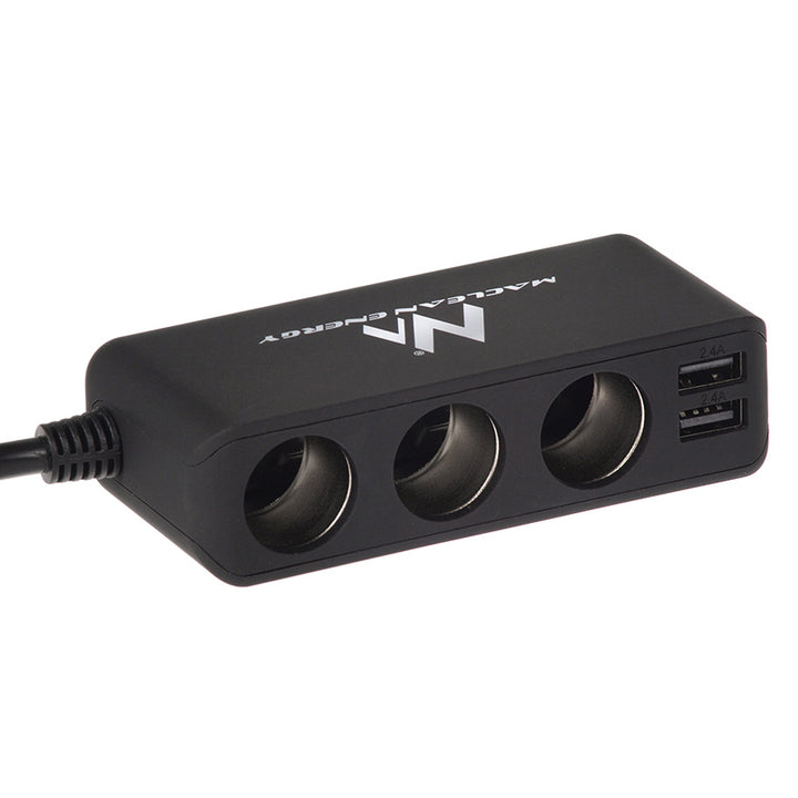 Maclean distribuitor priză brichetă auto Maclean, voltmetru, 120W