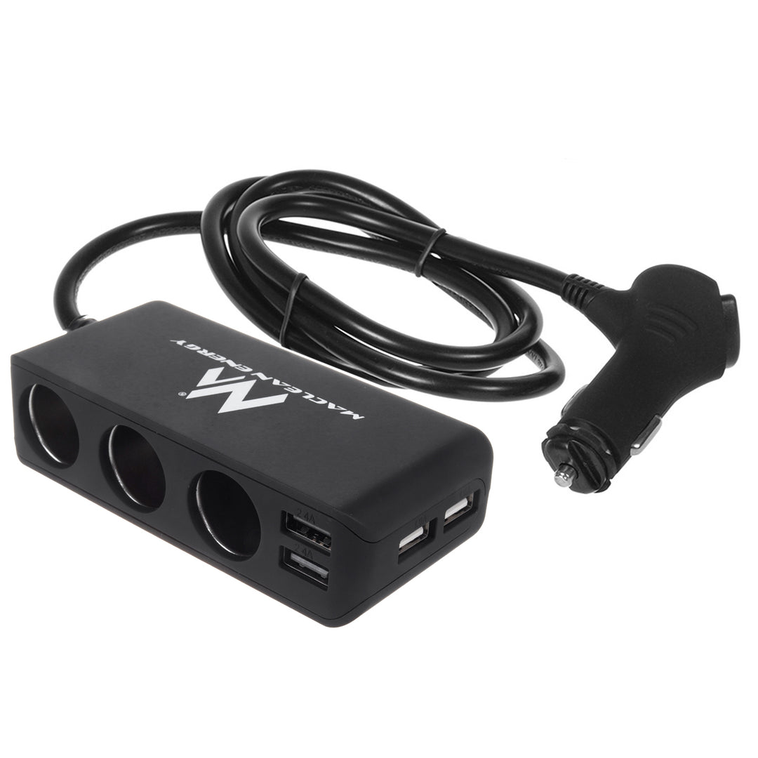 Maclean distribuitor priză brichetă auto Maclean, voltmetru, 120W
