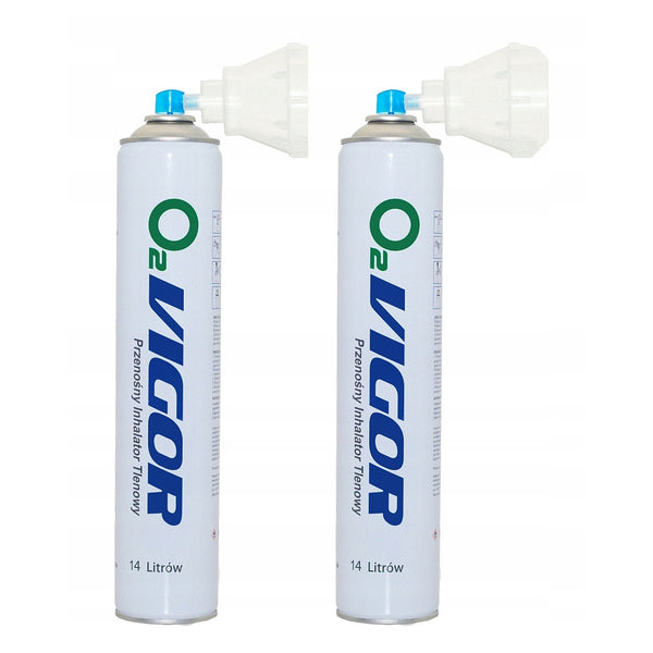 Recipient de inhalare a oxigenului 99% O2 14L, inodor, 2 bucăți