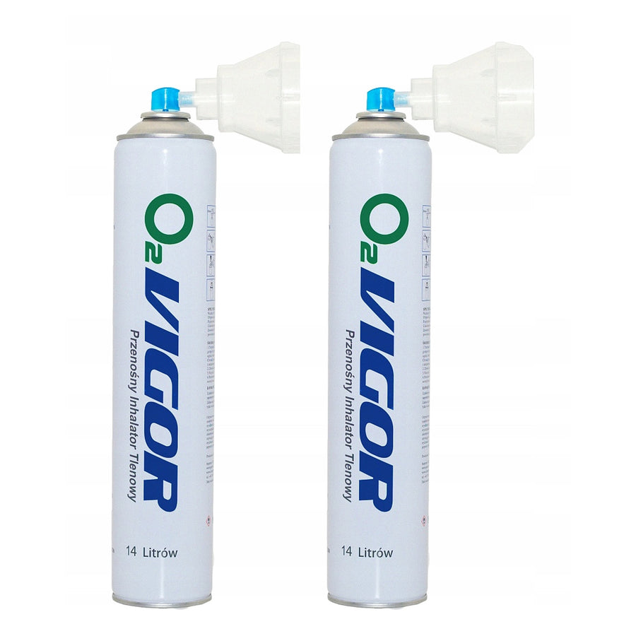 Recipient de inhalare a oxigenului 99% O2 14L, inodor, 2 bucăți