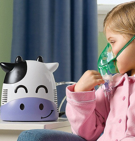 Promedix inhalator pentru copii, fudge, set nebulizator, măști, filtre, manechin, PR-810