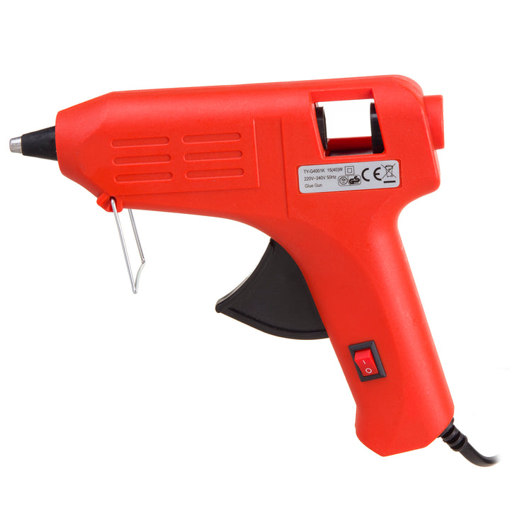 Pistol de lipit la cald MCE432 + adezivi 14 buc.