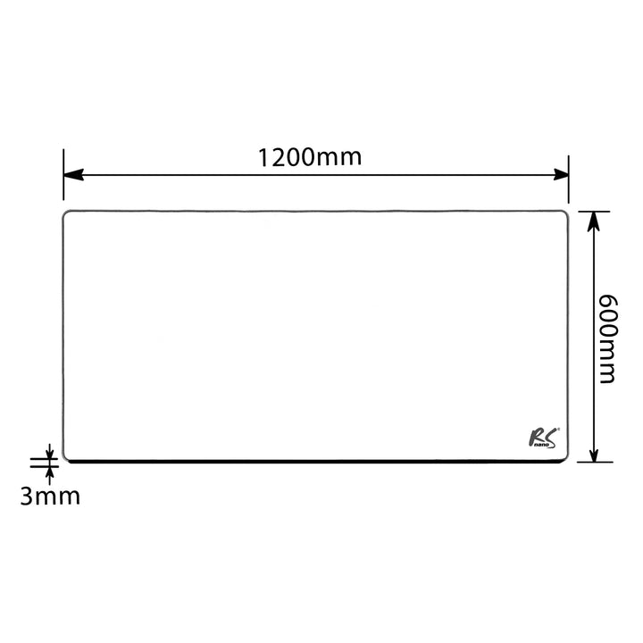 Saltea pentru birou , NanoRS, 1200x600x3mm, negru, RS173