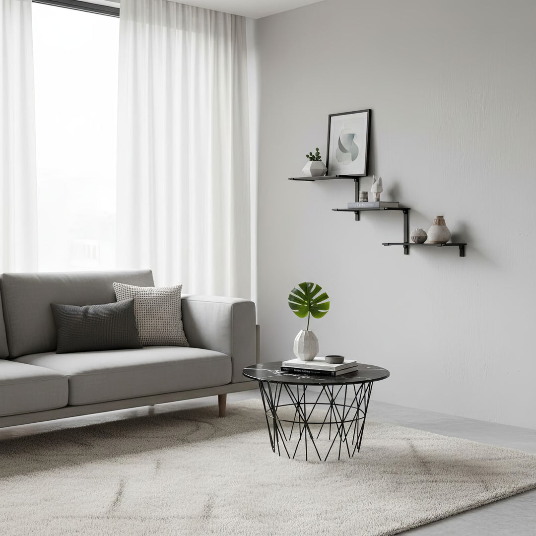 Rafturi modulare Maclean cu trei niveluri, 30 kg max, MC-974