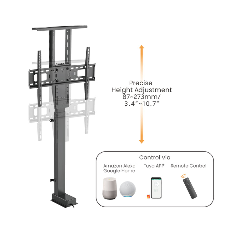 Suport electric extensibil pentru Maclean, TUYA, 37''-80''', VESA 600x400, max 60kg, MC-866T