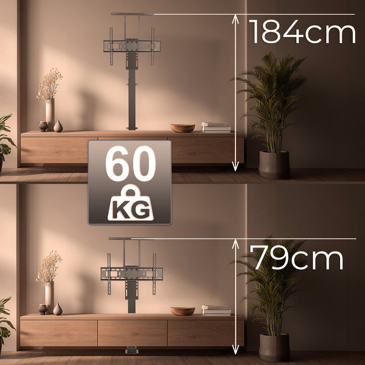 Suport electric extensibil pentru Maclean, TUYA, 37''-80''', VESA 600x400, max 60kg, MC-866T