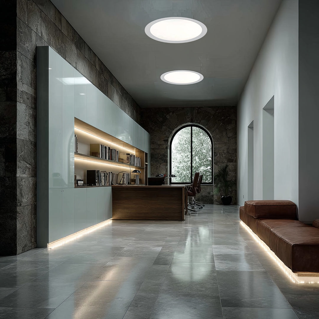 Maclean Panou de tavan cu LED-uri, montat la culoare SLIM, 18W, alb neutru 4000K, 170*26mm, 1900 lm, MCE372 R