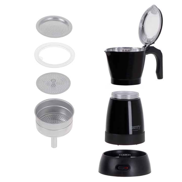 Moka Camry CR 4415B Mașină de cafea electrică Moka Camry CR 4415B 300ml pentru 6 cești de espresso