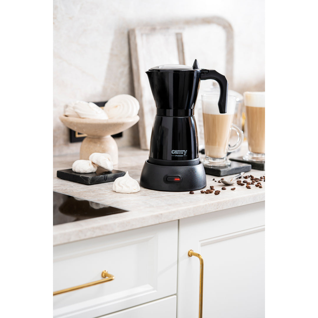 Moka Camry CR 4415B Mașină de cafea electrică Moka Camry CR 4415B 300ml pentru 6 cești de espresso