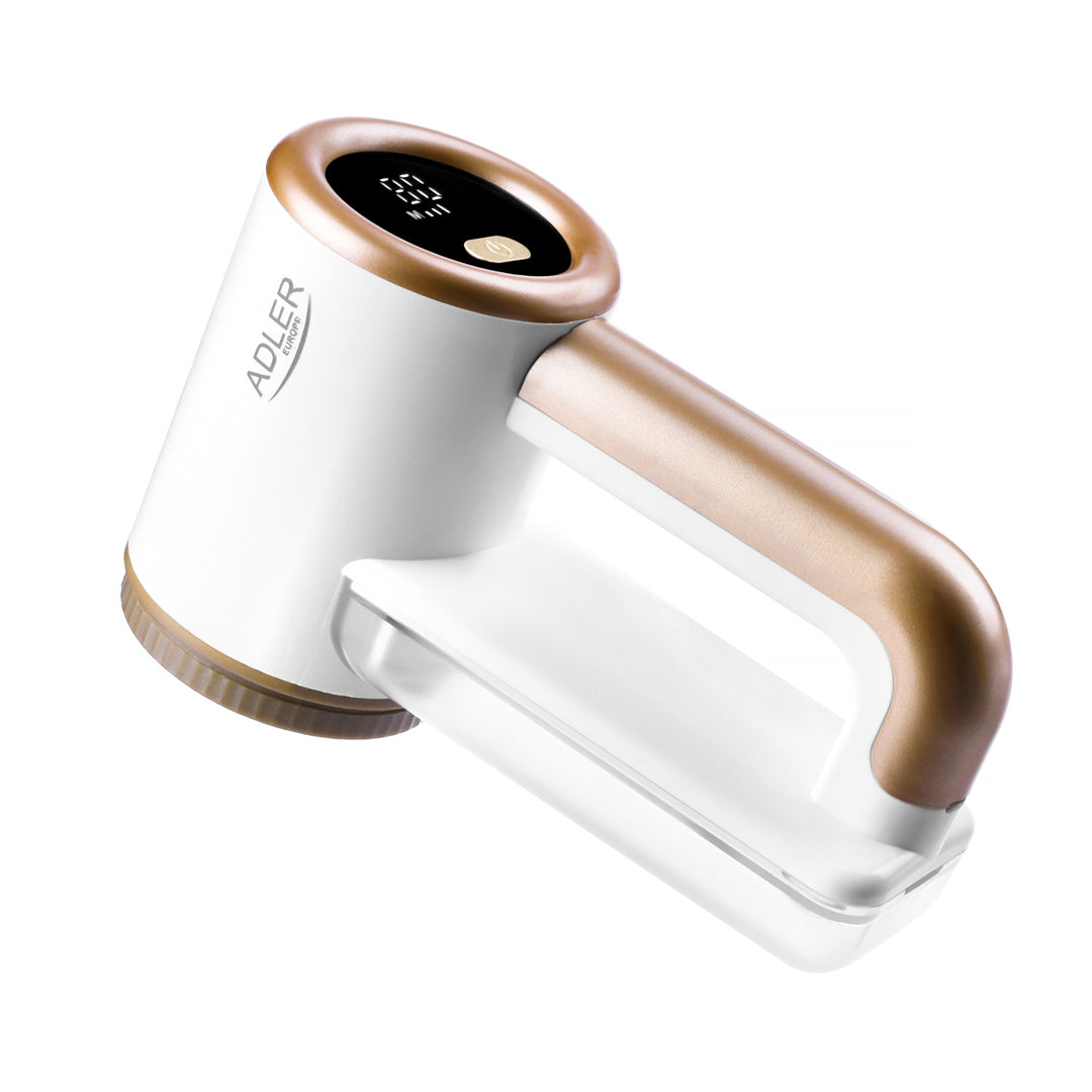 Aparat de ras pentru țesături Adler, încărcare USB, afișaj LCD, viteză în 3 trepte, perie, AD 9617