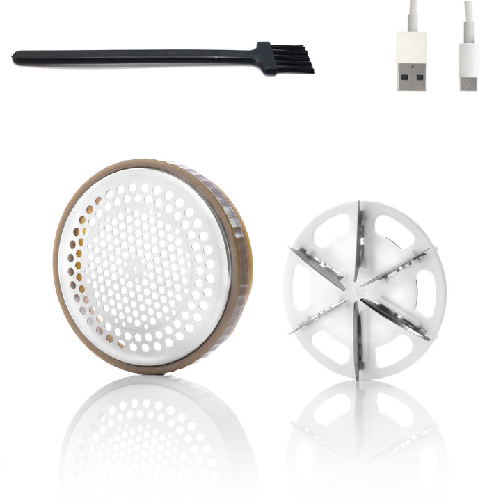 Aparat de ras pentru țesături Adler, încărcare USB, afișaj LCD, viteză în 3 trepte, perie, AD 9617