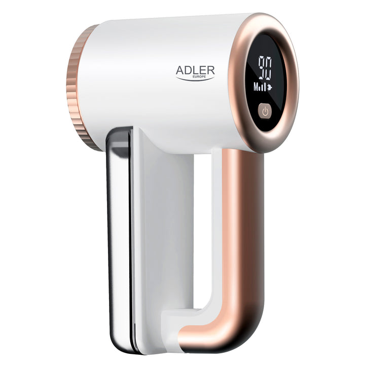 Aparat de ras pentru țesături Adler, încărcare USB, afișaj LCD, viteză în 3 trepte, perie, AD 9617