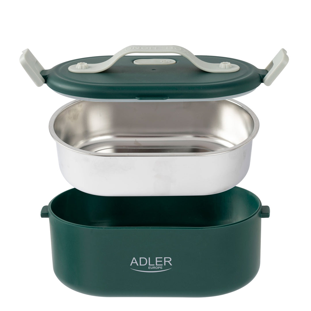 Recipient încălzit pentru alimente, 0,8 litri, Adler AD 4505, verde