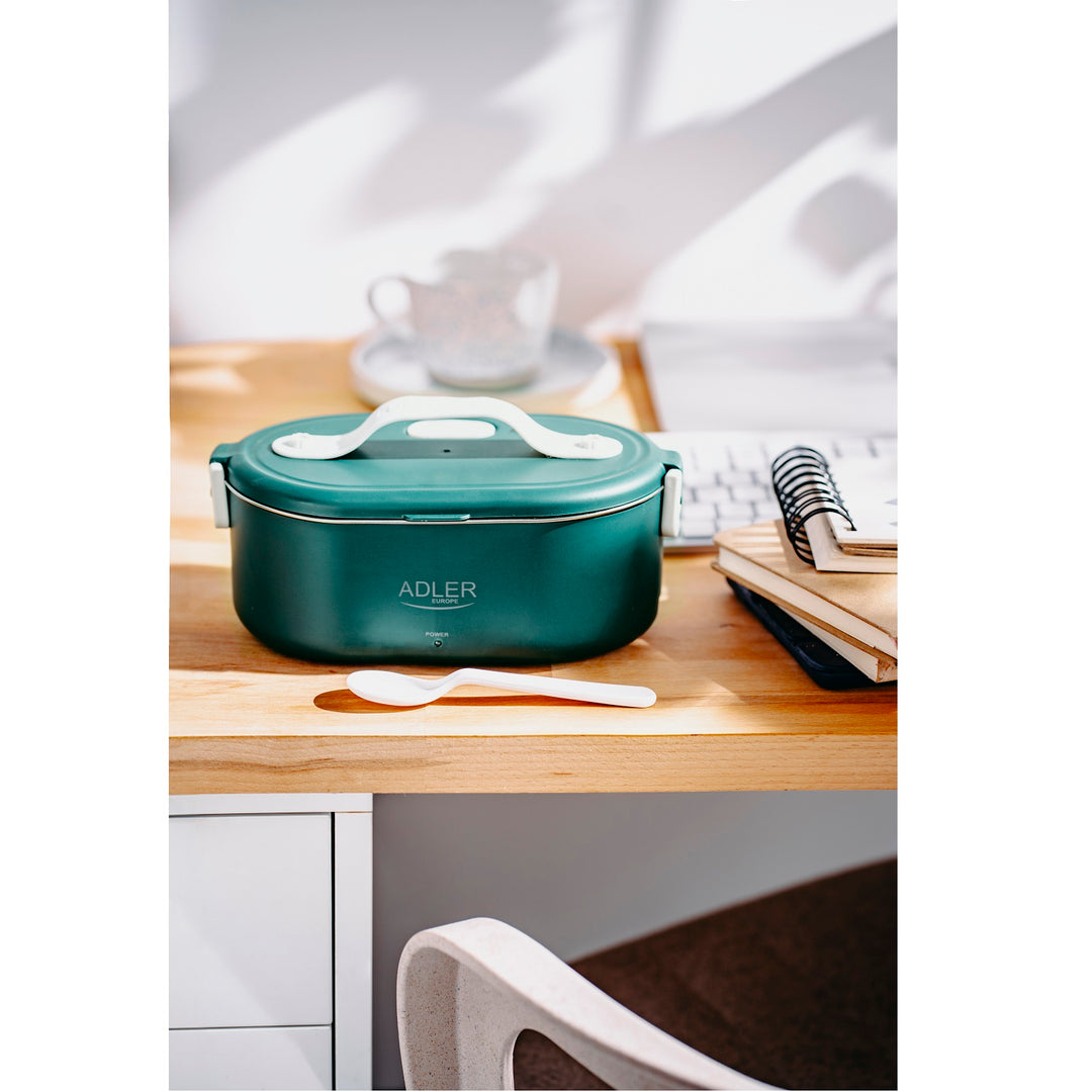 Recipient încălzit pentru alimente, 0,8 litri, Adler AD 4505, verde