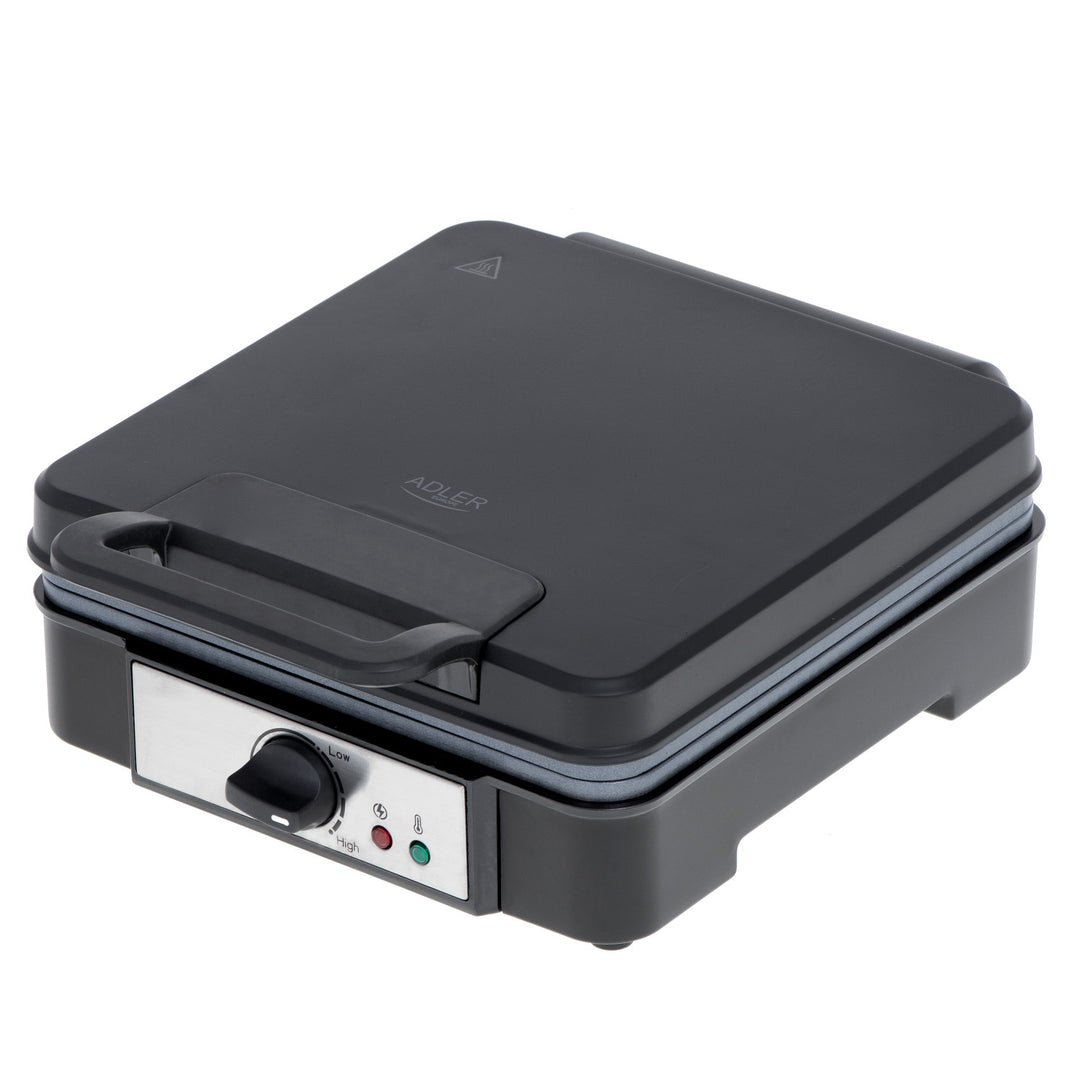 Aparat de făcut vafe Adler, pentru 4 vafe, control al temperaturii, 1800 W, AD 3049