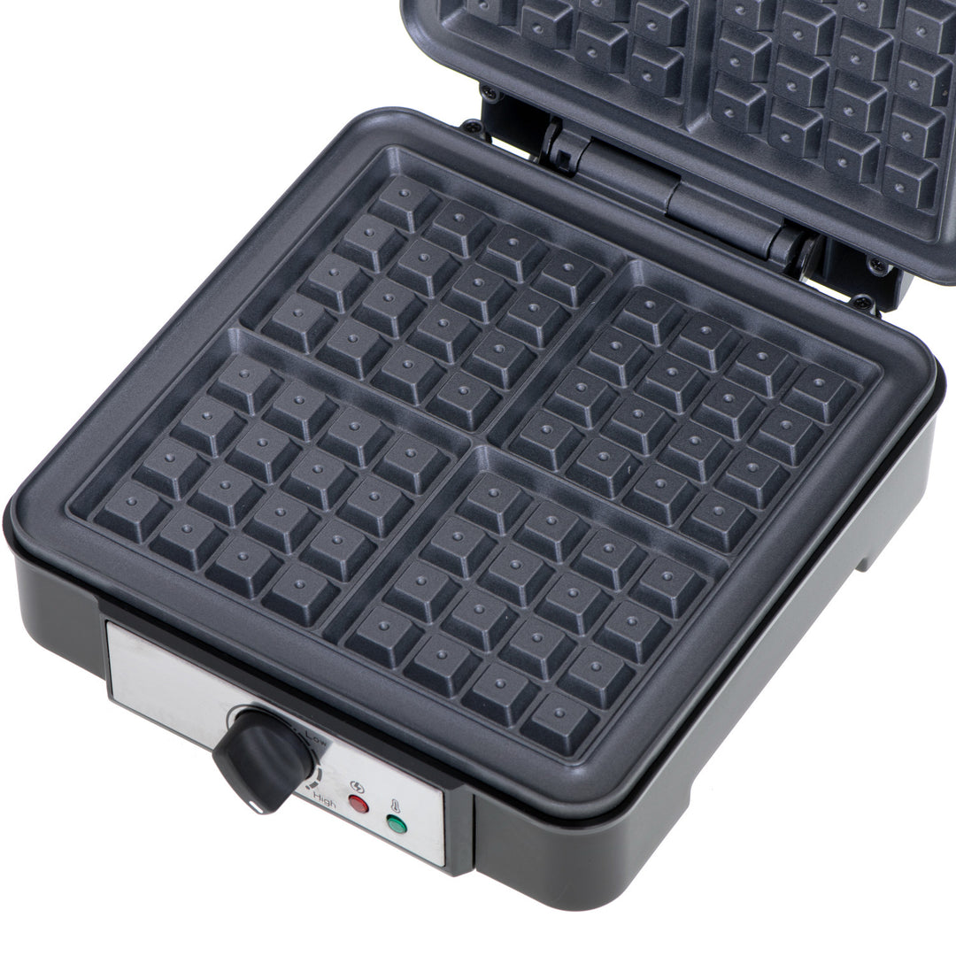 Aparat de făcut vafe Adler, pentru 4 vafe, control al temperaturii, 1800 W, AD 3049